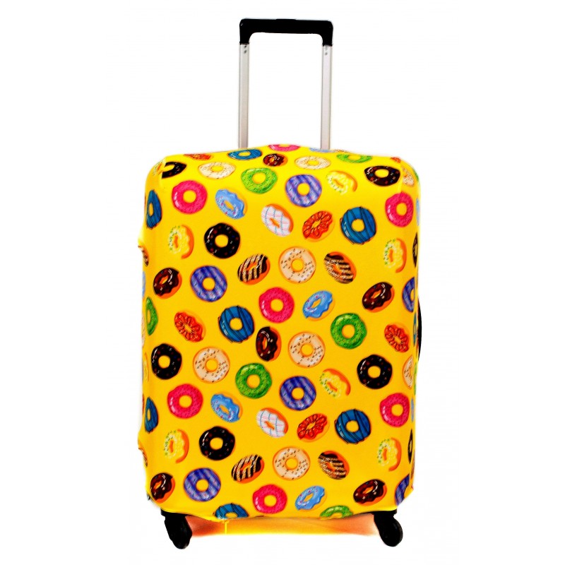 Чехол для чемодана «Пончик в желтом»